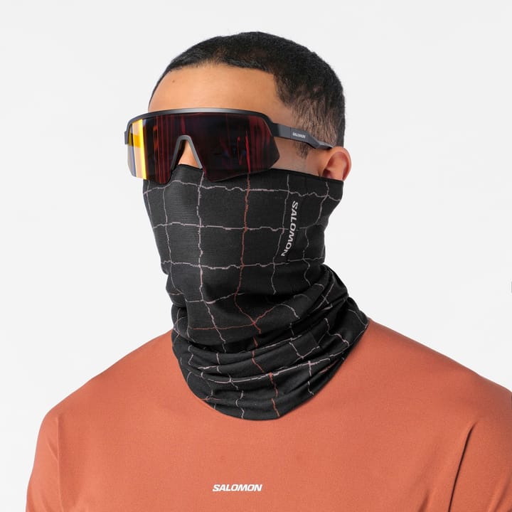 Salomon Neck Gaiter GFX U Deep Black/burnt Umber/antler Salomon