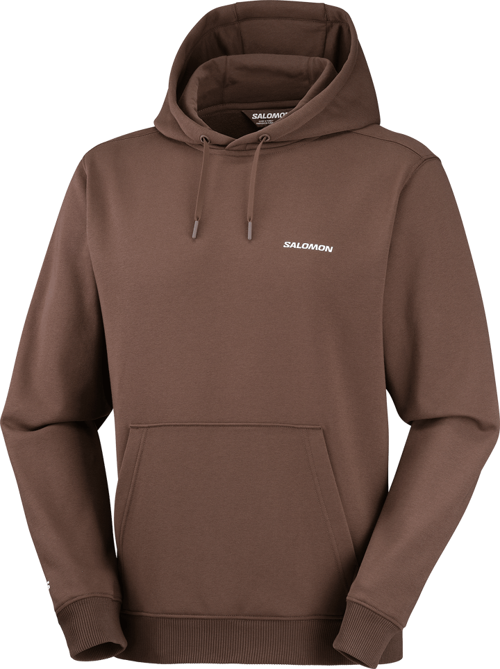 Salomon Men's Salomon Logo Hoodie Coffee Bean/ Salomon