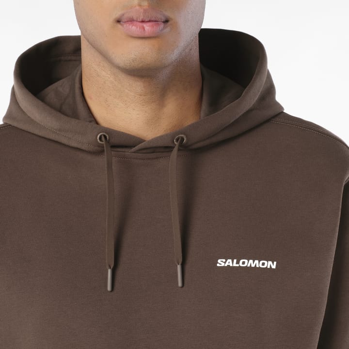 Salomon Men's Salomon Logo Hoodie Coffee Bean/ Salomon
