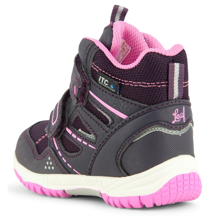 Leaf Kids' Kasuri Waterproof Sneaker Burgundy Leaf