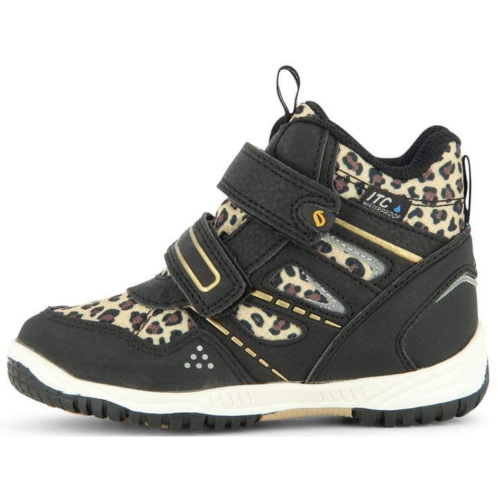 Kids' Kasuri Waterproof Sneaker Leopard Leaf