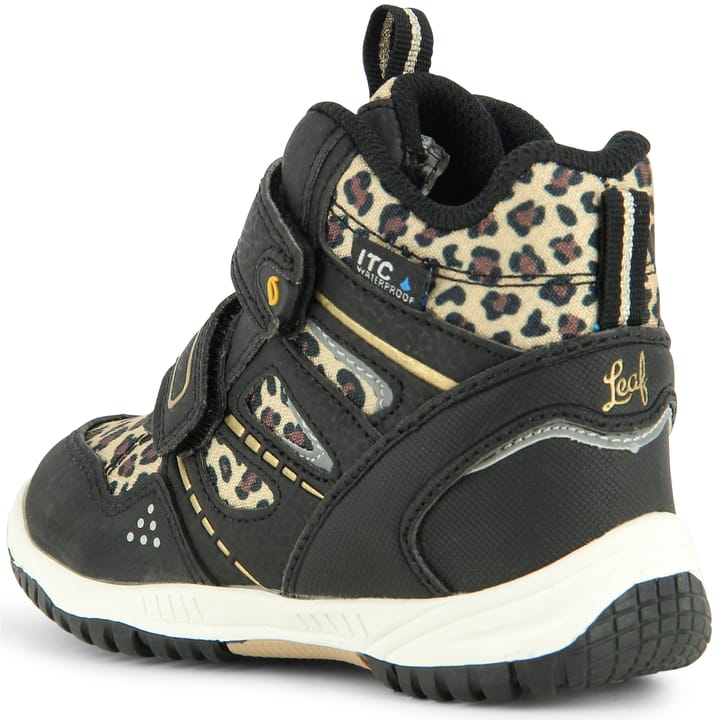 Kids' Kasuri Waterproof Sneaker Leopard Leaf