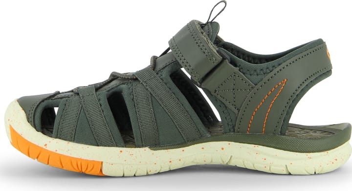 Leaf Kids' Salo Khaki/Orange Leaf