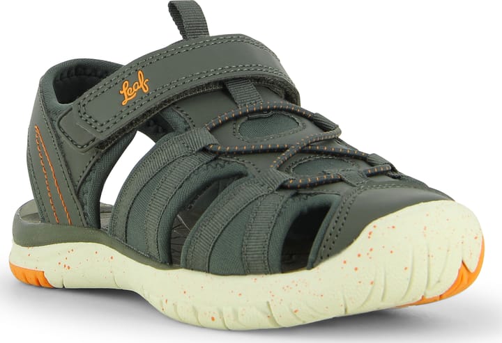 Leaf Kids' Salo Khaki/Orange Leaf