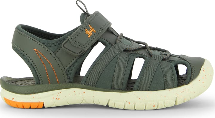 Leaf Kids' Salo Khaki/Orange Leaf
