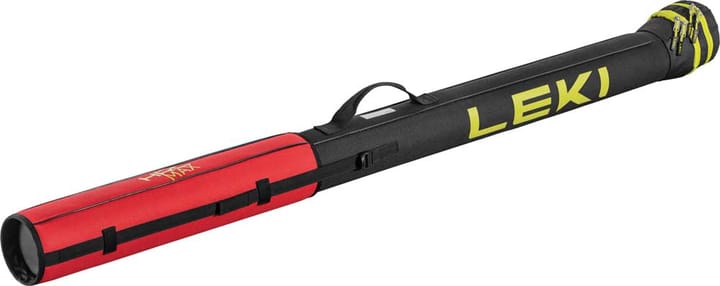 Leki Cross Country Tube Bag 2-pairs Bright Red-Black-Neonyellow Leki