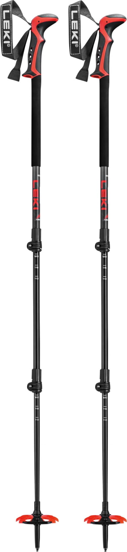 Leki Haute Route 3 Dark Anthracite-Dark Red-Black Leki