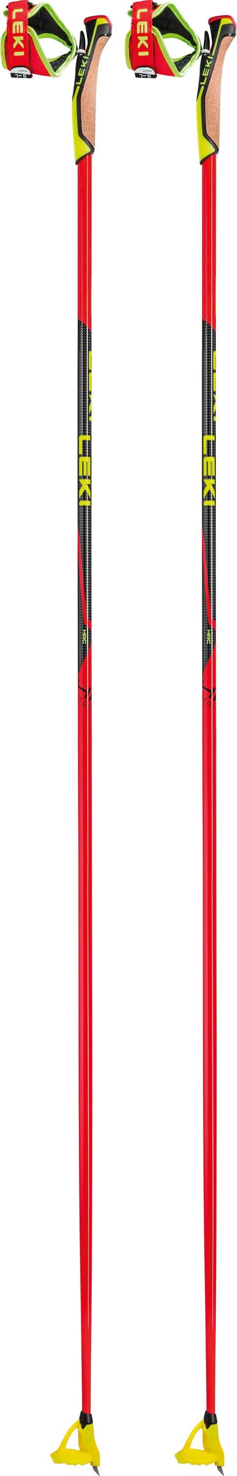 Leki HRC Marathon Bright Red-neonyellow-black Maastohiihtosauvat 165 cm