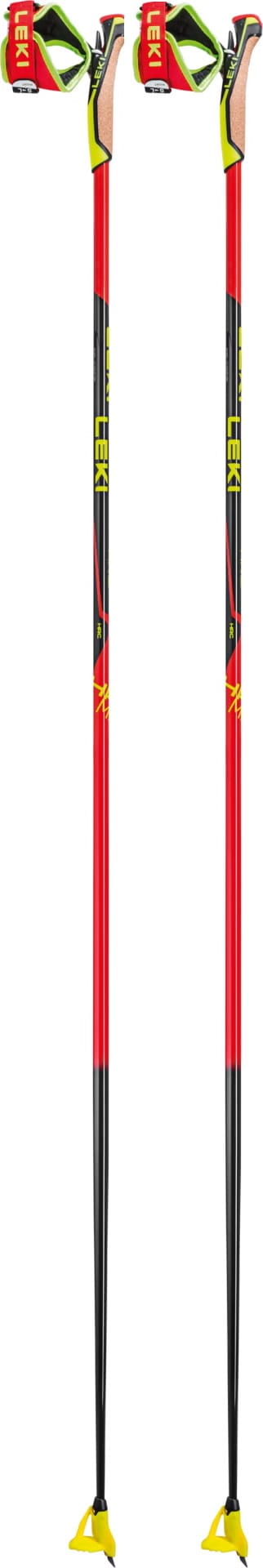 Leki HRC Max Shark Bright Red-Neonyellow-Carbon Structure Leki Leki HRC Max Shark Bright Red-Neonyellow-Carbon Structure Leki