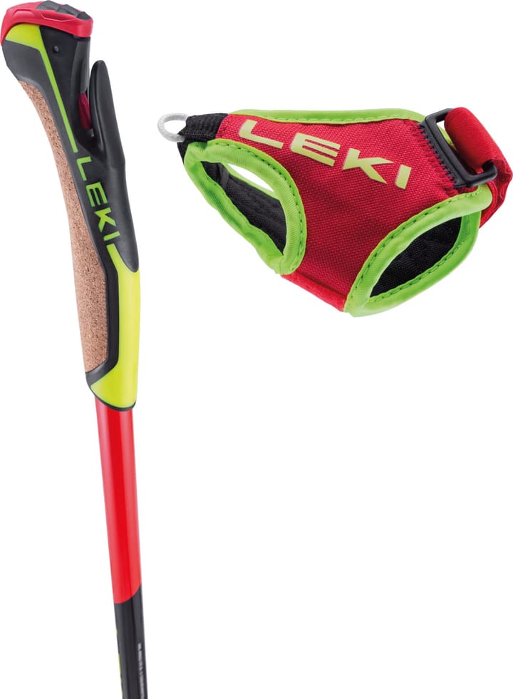 Leki HRC Max Shark Bright Red-Neonyellow-Carbon Structure Leki Leki HRC Max Shark Bright Red-Neonyellow-Carbon Structure Leki