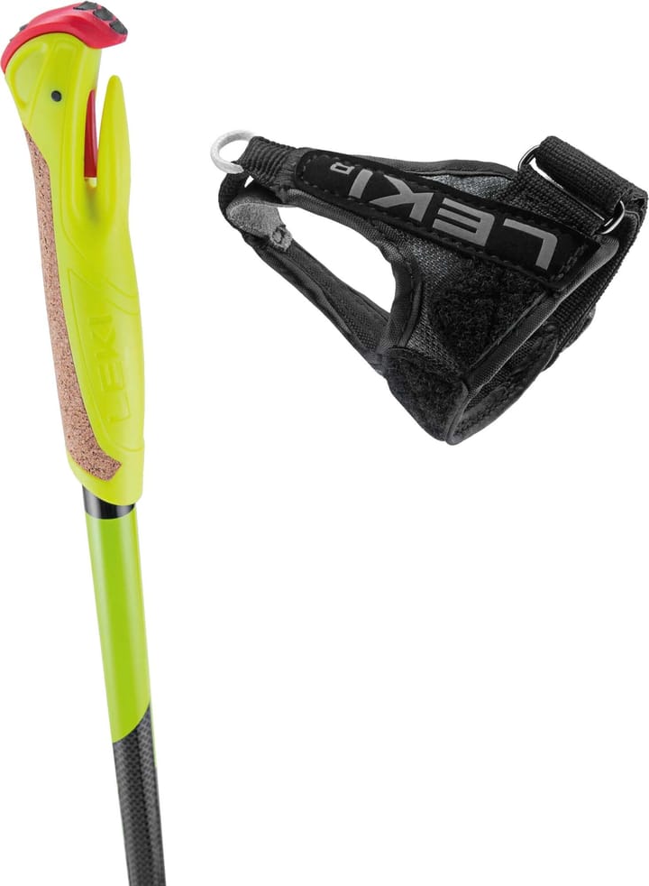 Juniors' PRC Neonyellow-Black-Light Anthracite Leki