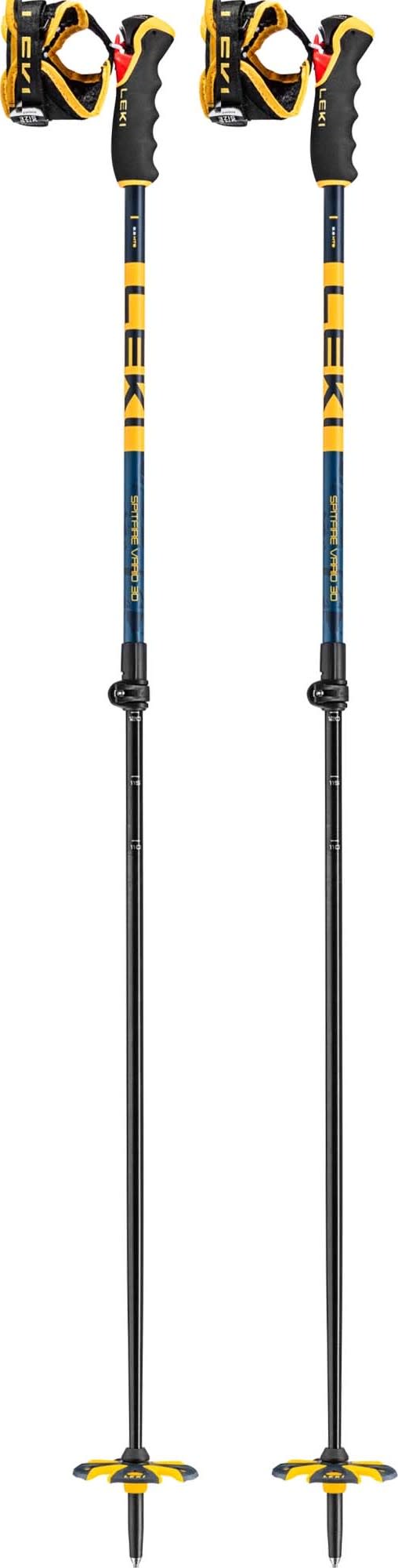 Leki Spitfire Vario 3D Denimblue-Aegeanblue-Mustardyellow Leki