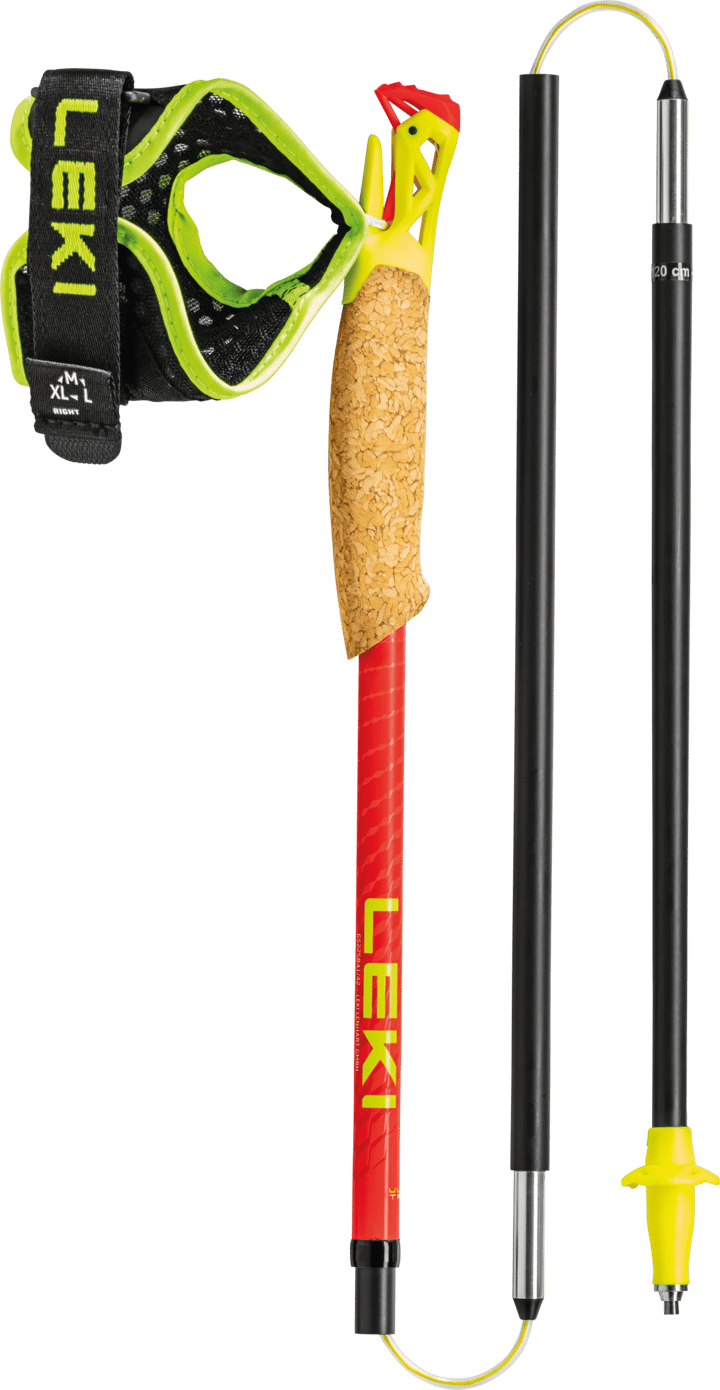 Leki Ultratrail Fx.One Superlite Bright Red-Neonyellow-Naturalcarbon Leki