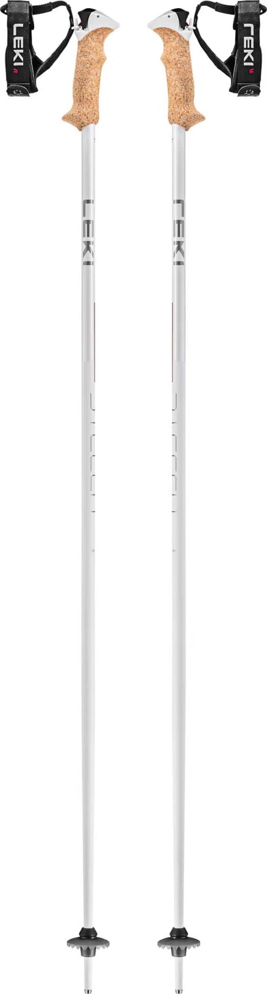 Leki Women's Stella S White-Silver-Whitegold