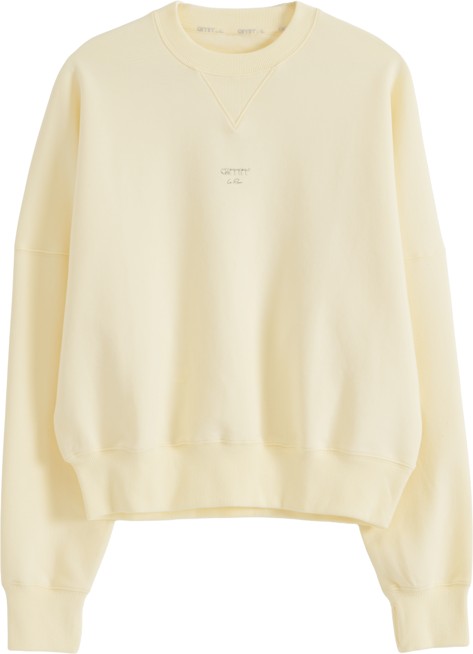 Aim'n Women's Le Run Running Sweatshirt Lemon White