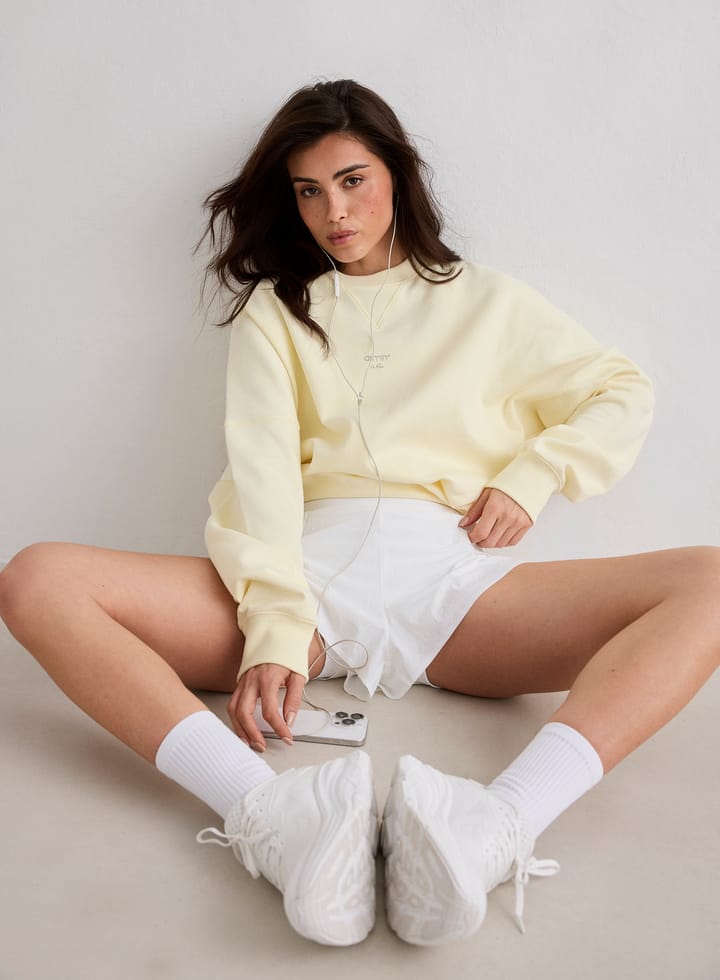 Aim'n Women's Le Run Running Sweatshirt Lemon White Aim'n