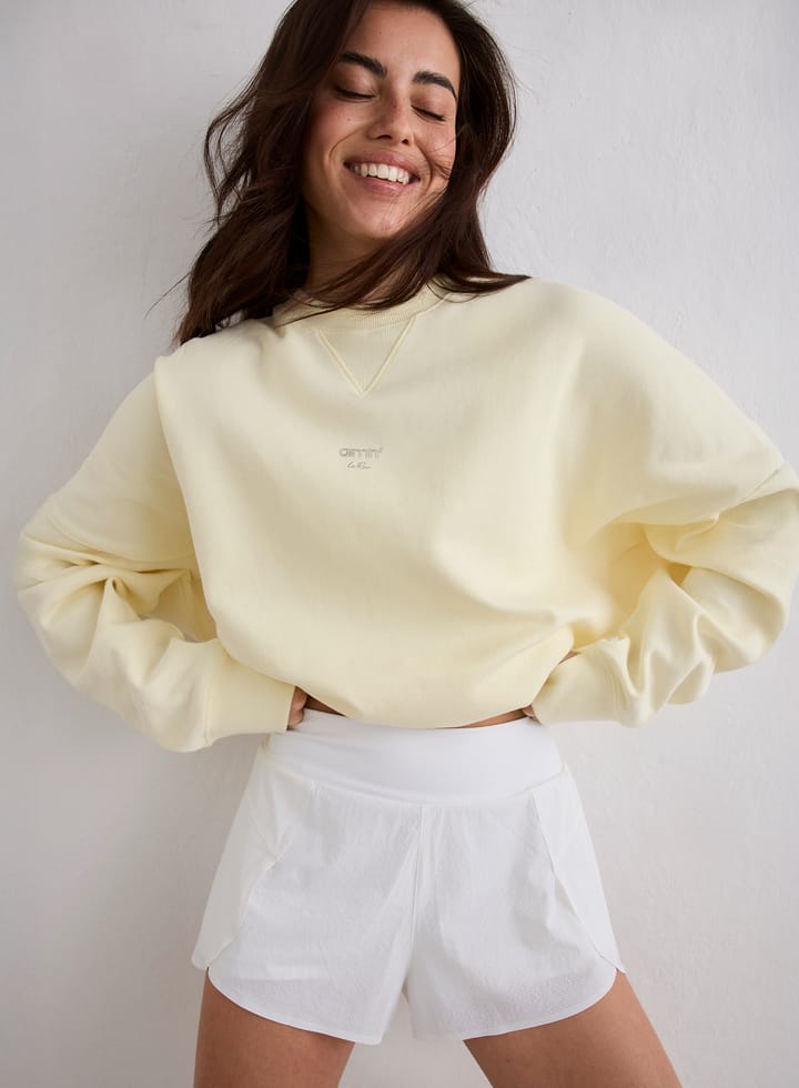 Aim'n Women's Le Run Running Sweatshirt Lemon White Aim'n