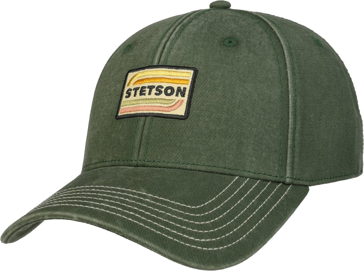 Stetson Lenloy Cotton Cap Washed Green