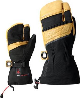 Lenz Heat Glove 8.0 Finger Cap Lobster Black Lenz