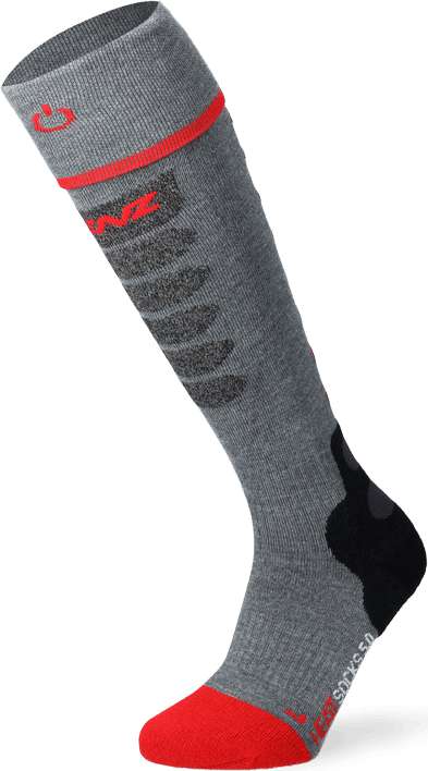 Lenz Heat Sock 5.1 Toe Cap Slim Fit Grey Lenz