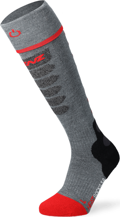 Heat Sock 5.1 Toe Cap Slim Fit Grey Lenz