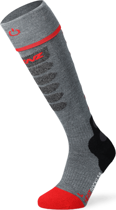 Heat Sock 5.1 Toe Cap Slim Fit Grey Lenz