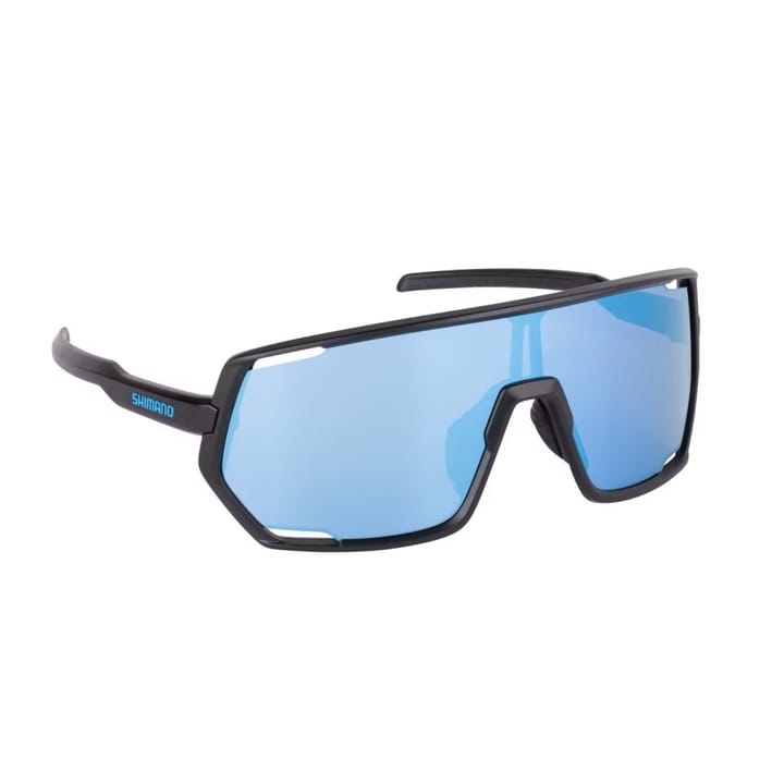 Shimano Eyewear Lesath Matte Black & Blue Mirror Shimano