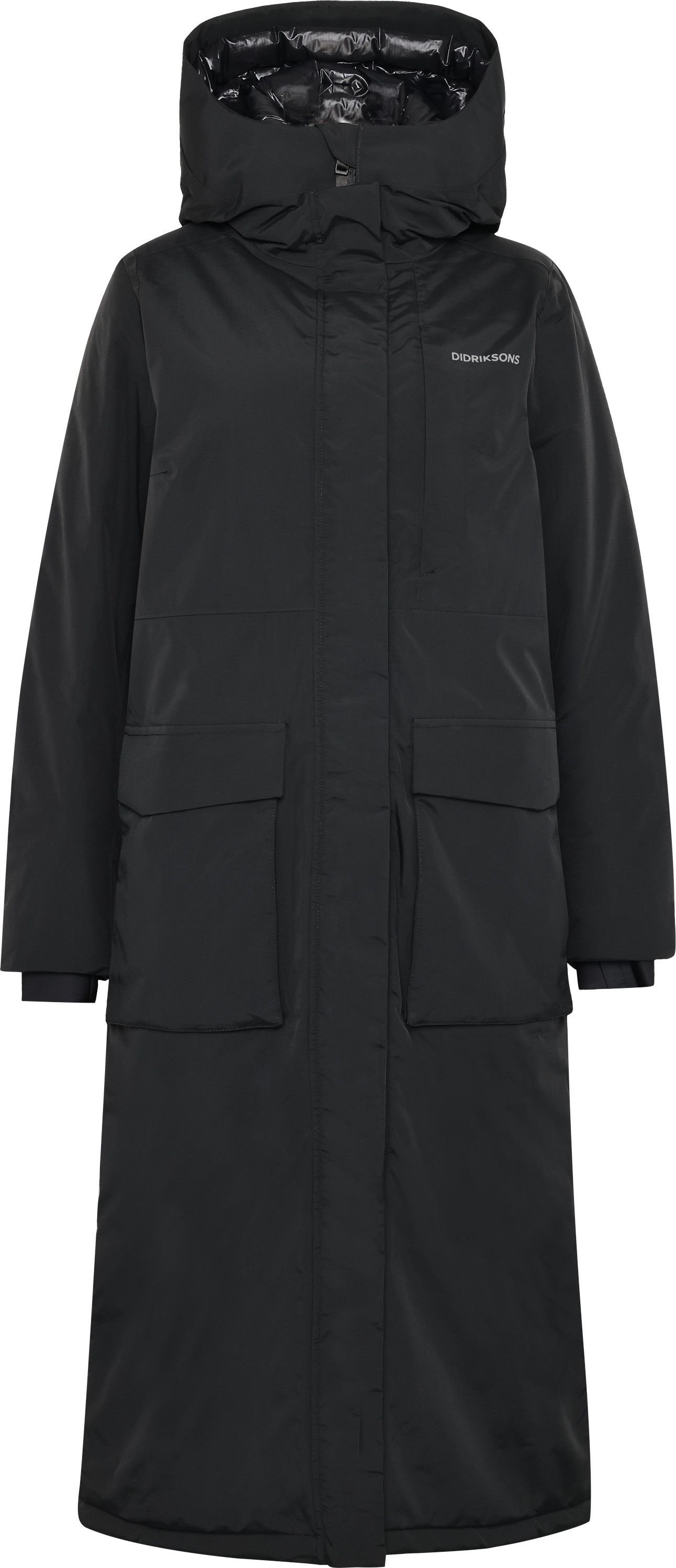 Didriksons Women's Leya Parka Long 4 Black