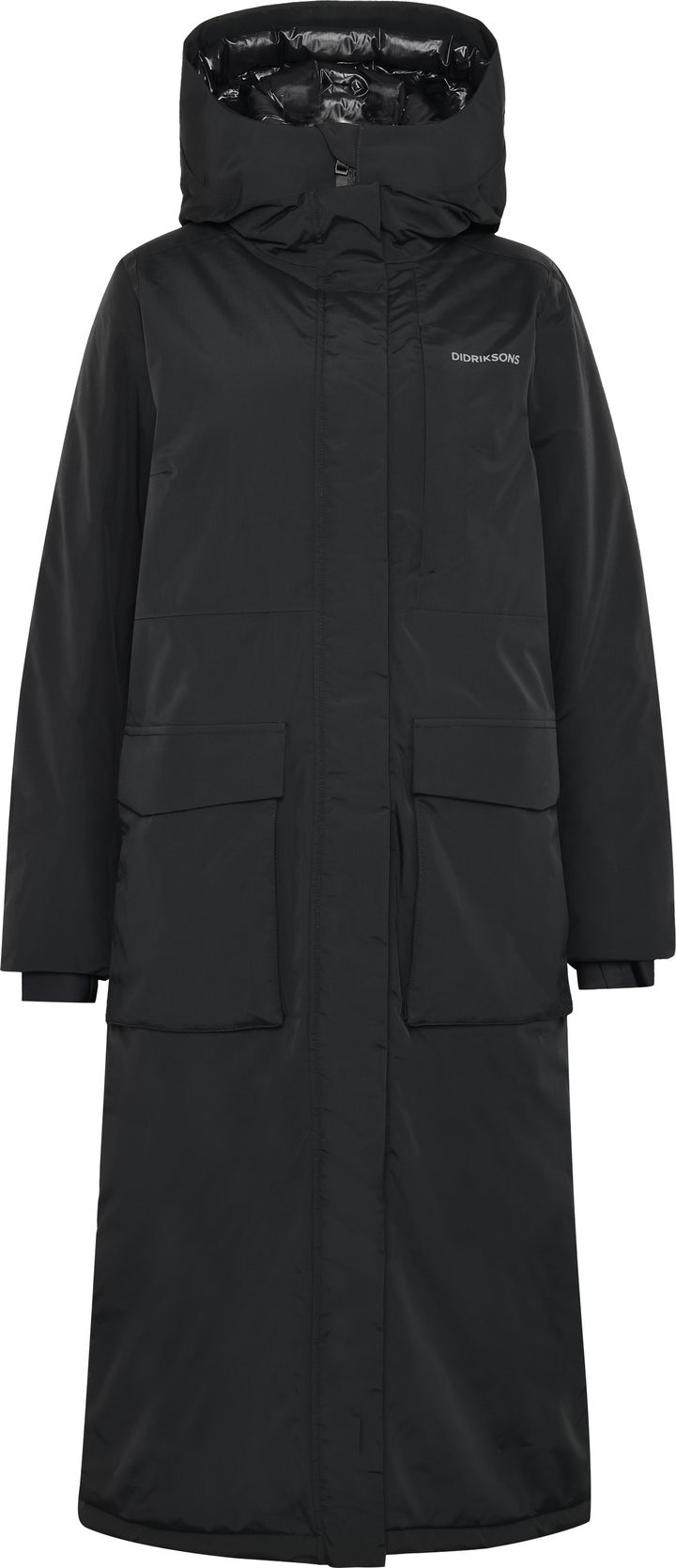 Didriksons Women's Leya Parka Long 4 Black Didriksons