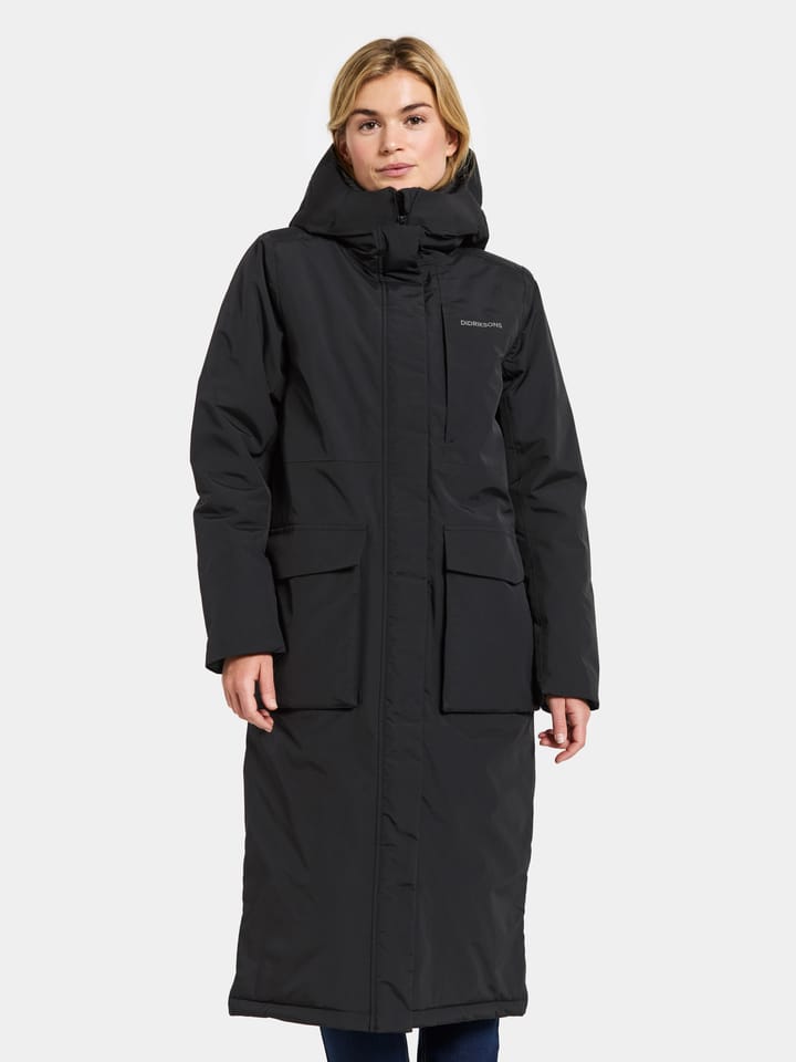 Didriksons Women's Leya Parka Long 4 Black Didriksons Didriksons Women's Leya Parka Long 4 Black Didriksons