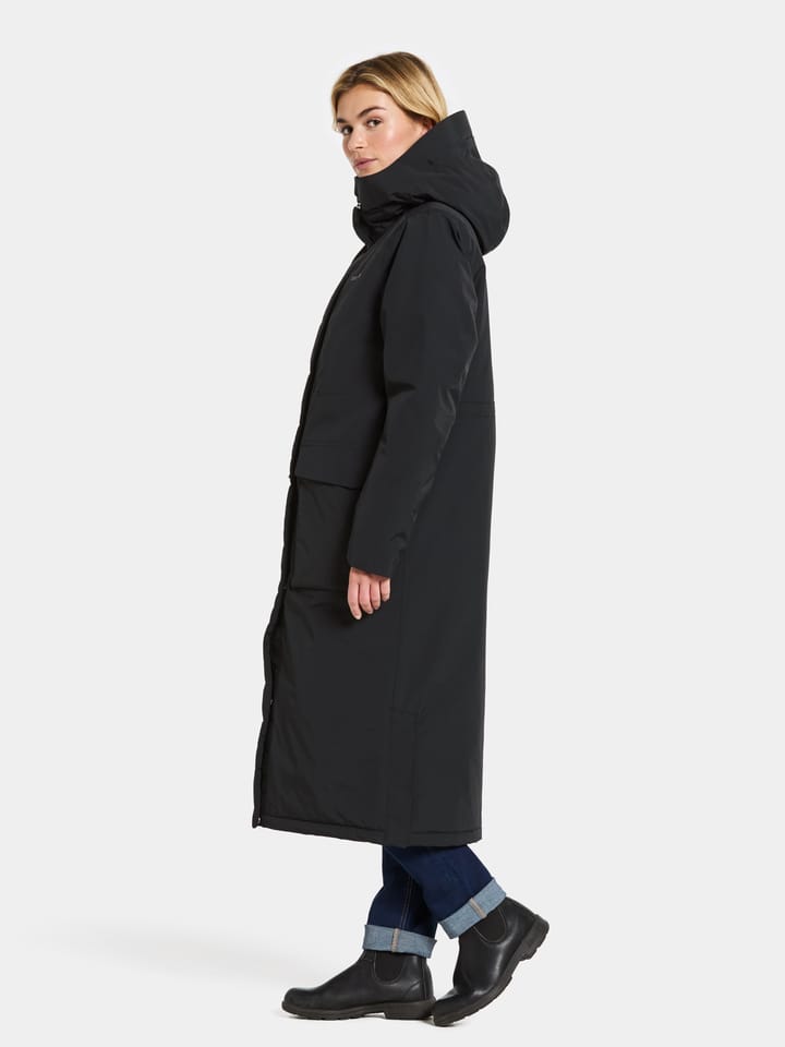 Didriksons Women's Leya Parka Long 4 Black Didriksons Didriksons Women's Leya Parka Long 4 Black Didriksons
