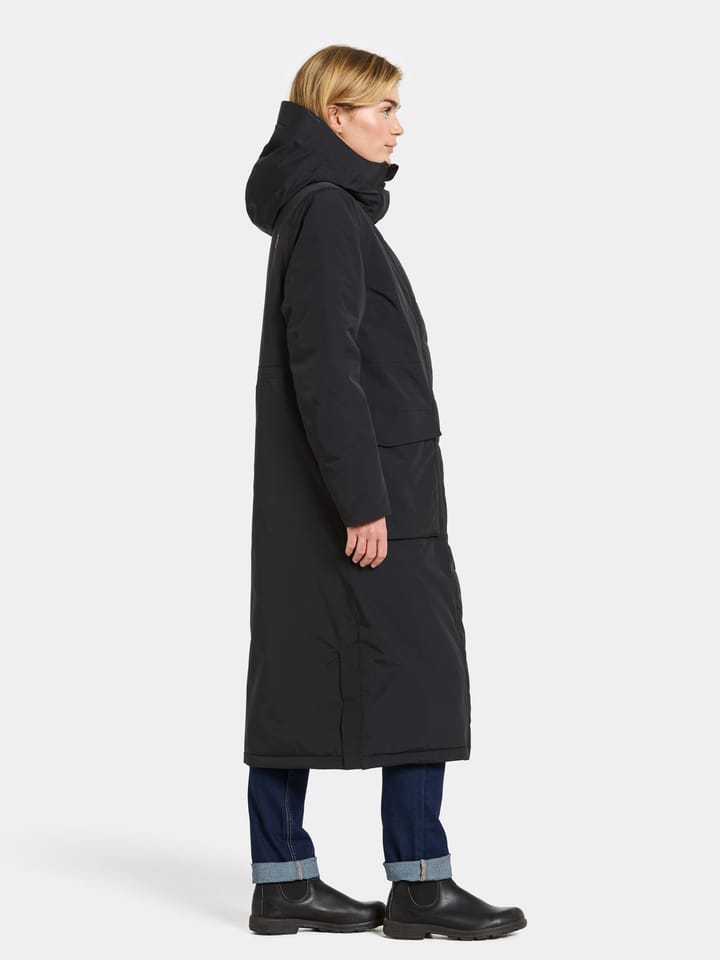 Didriksons Women's Leya Parka Long 4 Black Didriksons Didriksons Women's Leya Parka Long 4 Black Didriksons