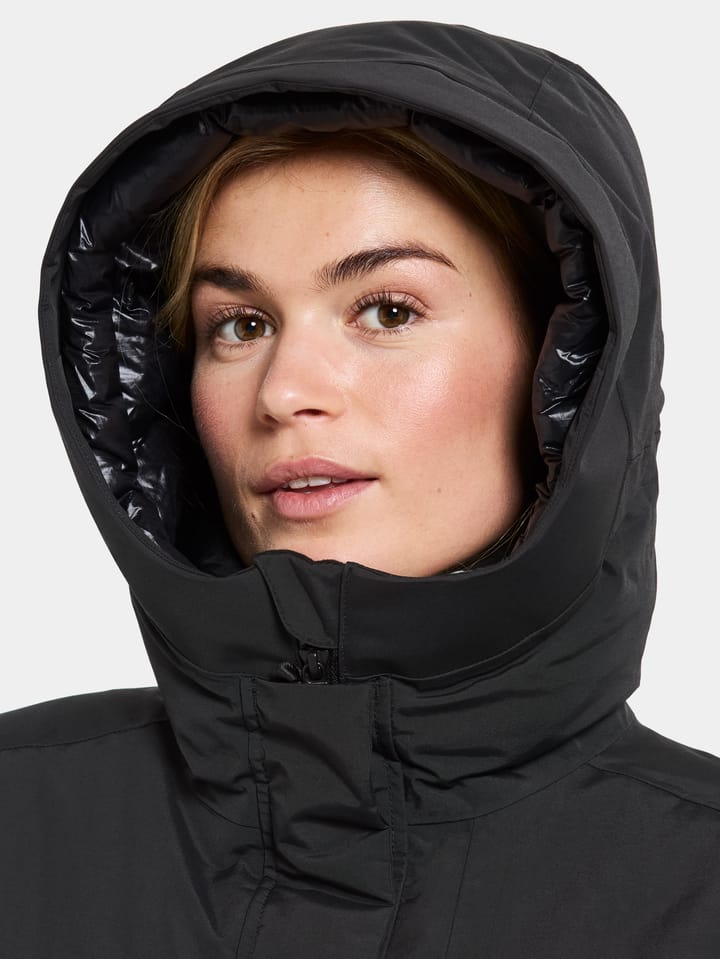 Didriksons Women's Leya Parka Long 4 Black Didriksons Didriksons Women's Leya Parka Long 4 Black Didriksons