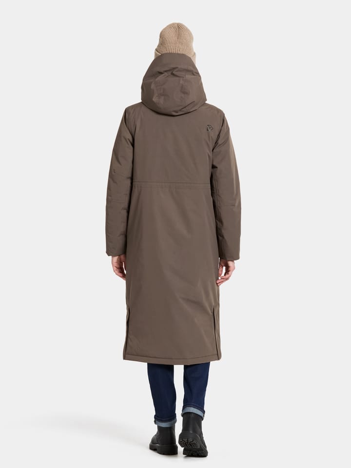 Didriksons Women's Leya Parka Long 4 Mocha Brown Didriksons Didriksons Women's Leya Parka Long 4 Mocha Brown Didriksons