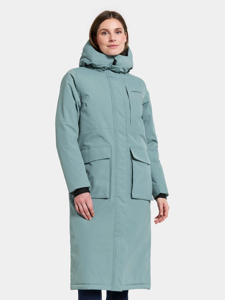 Didriksons Women's Leya Parka Long 4 Factory Blue Didriksons Didriksons Women's Leya Parka Long 4 Factory Blue Didriksons