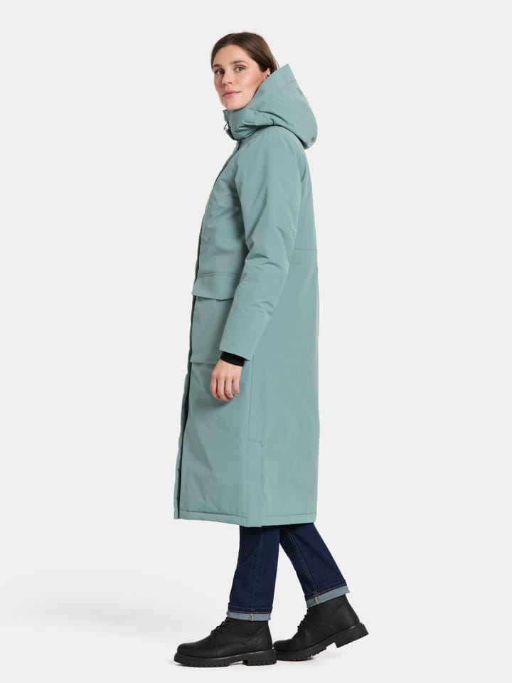 Didriksons Women's Leya Parka Long 4 Factory Blue Didriksons Didriksons Women's Leya Parka Long 4 Factory Blue Didriksons
