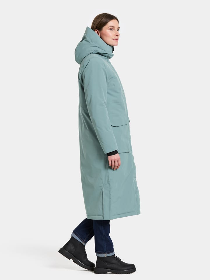 Didriksons Women's Leya Parka Long 4 Factory Blue Didriksons Didriksons Women's Leya Parka Long 4 Factory Blue Didriksons