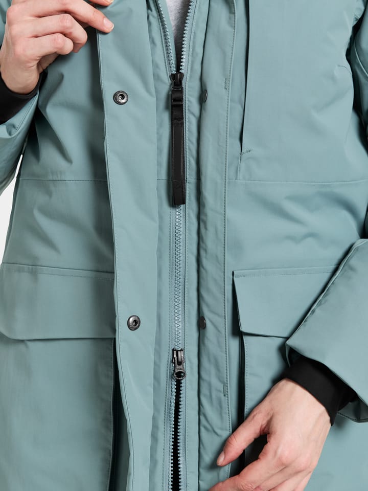 Didriksons Women's Leya Parka Long 4 Factory Blue Didriksons