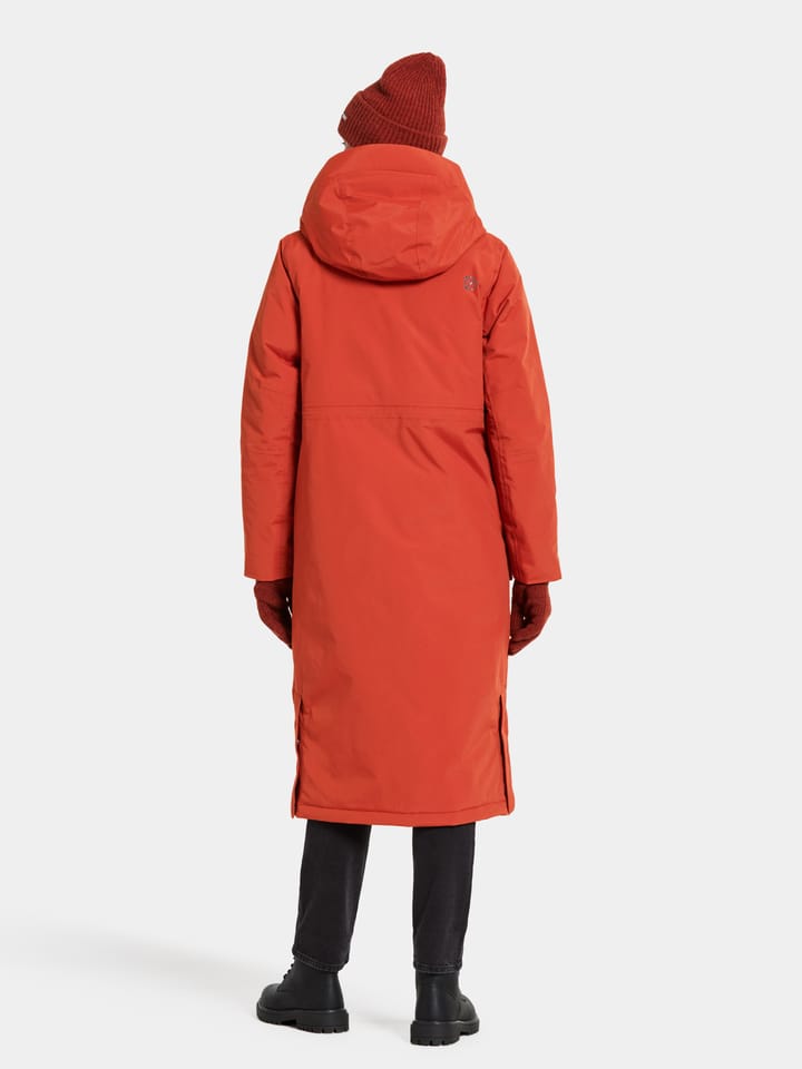 Didriksons Women's Leya Parka Long 4 Rust Didriksons Didriksons Women's Leya Parka Long 4 Rust Didriksons