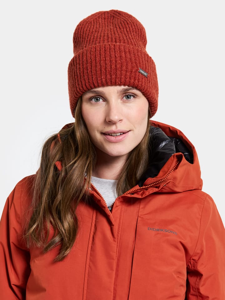 Didriksons Women's Leya Parka Long 4 Rust Didriksons