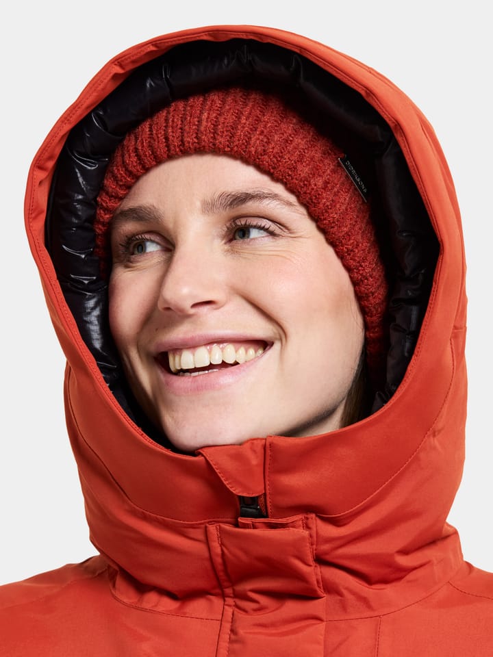 Didriksons Women's Leya Parka Long 4 Rust Didriksons