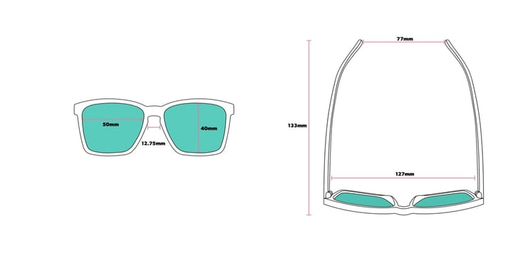 Goodr Sunglasses Short With Benefits Turquoise Goodr Sunglasses