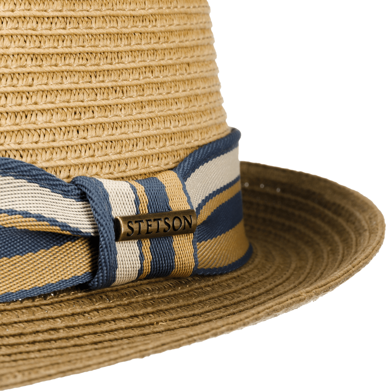 Stetson Licano Toyo Trilby Straw Hat Brown