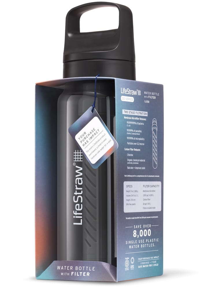 Lifestraw GO 2.0 1L Nordic Noir Lifestraw