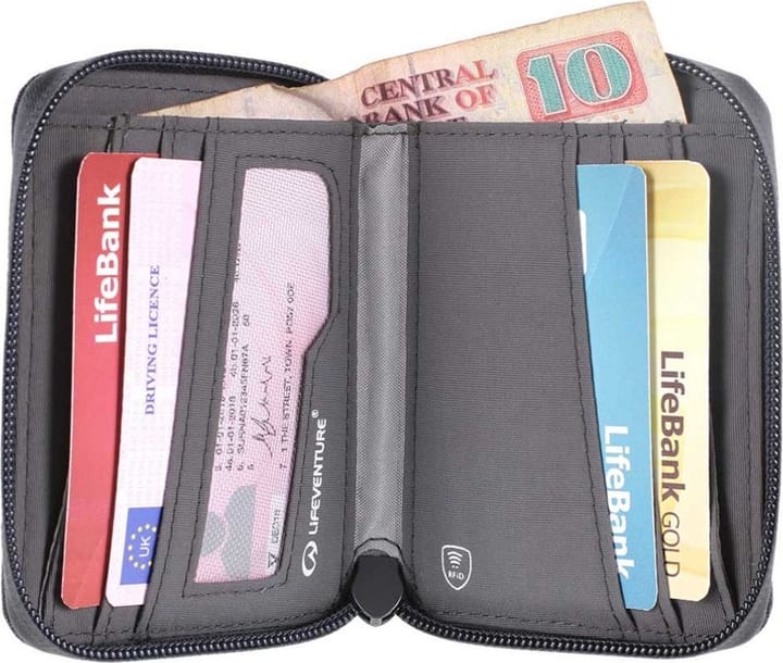 Lifeventure RFiD Bi-Fold Wallet Recycled Grey Lifeventure Lifeventure RFiD Bi-Fold Wallet Recycled Grey Lifeventure