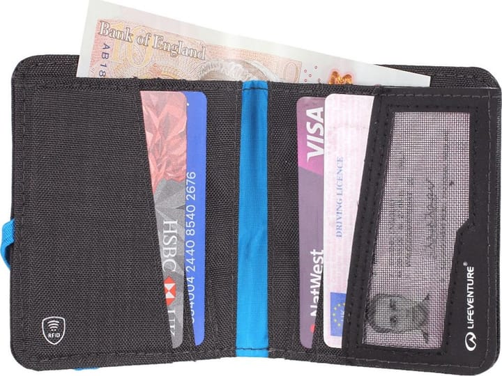 Rfid Compact Wallet Recycled Grey Lifeventure