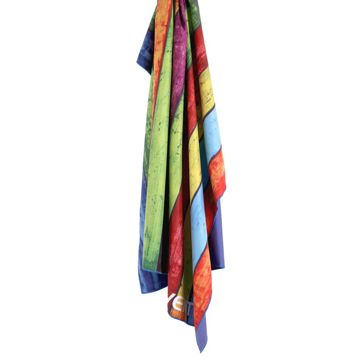 Lifeventure Softfibre Trek Towel Printed Striped Planks Lifeventure