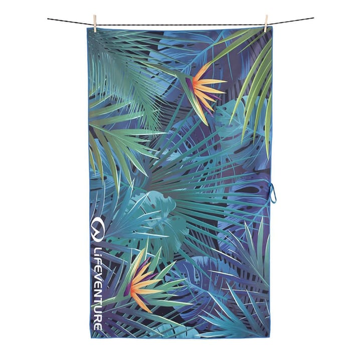 Lifeventure Softfibre Trek Towel Printed Tropical Lifeventure