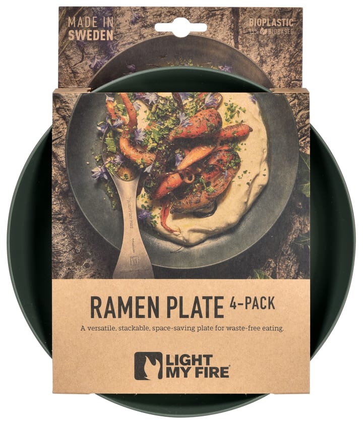 Light My Fire Ramen Plate 4-Pack Sagegreen Light My Fire