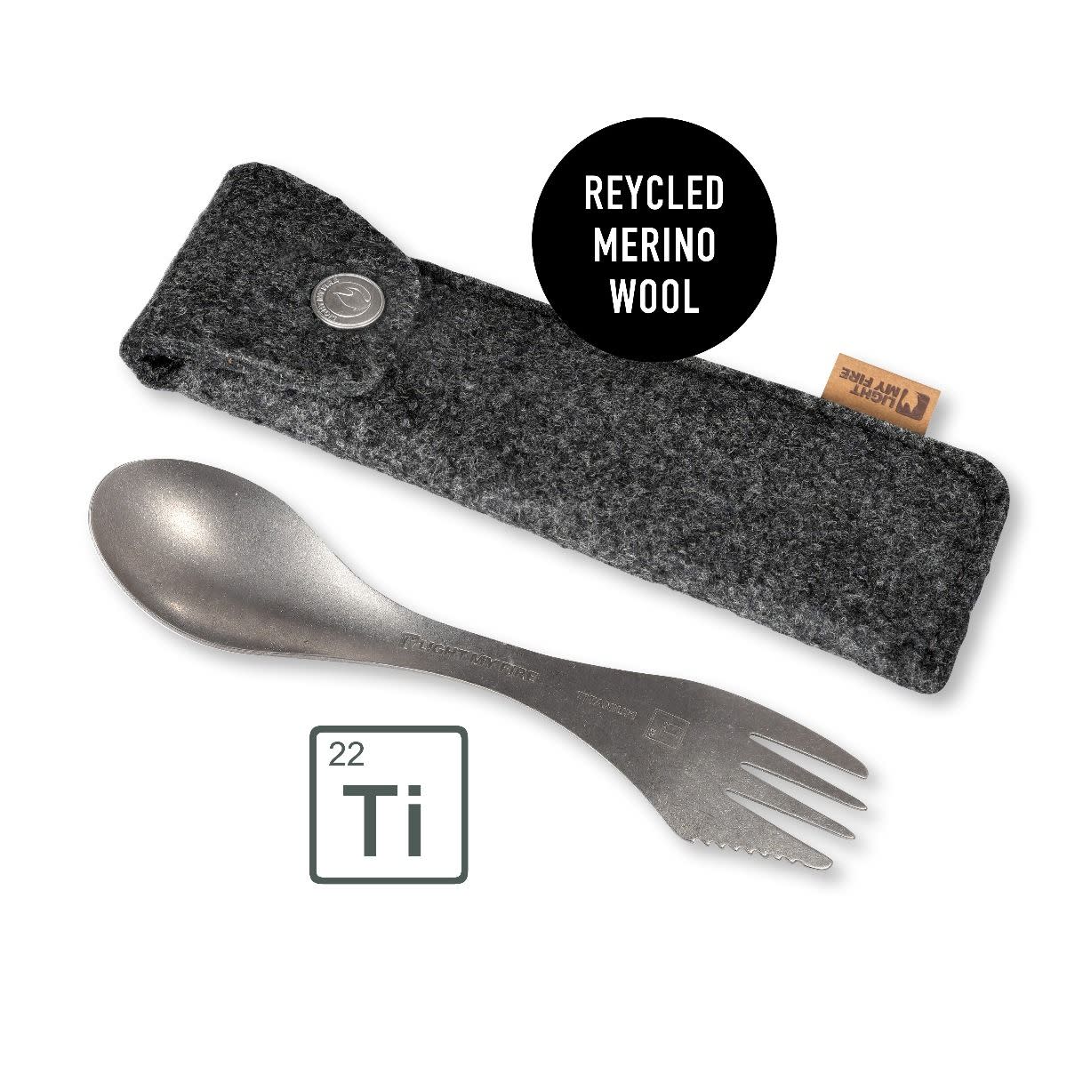 Light My Fire Spork Kit Titanium Titanium Serveringsutrustning ONESIZE